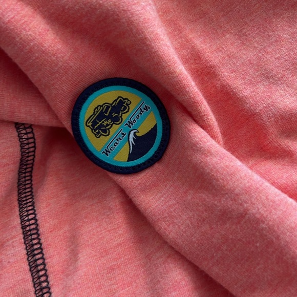 Men’s Wears Woody 1/4 Coral Zip Up Size Large - Picture 3 of 5